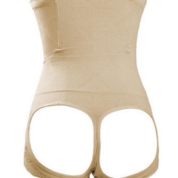 High waist Butt Lifter Corset waist shaper Panties. Waist 24" to 40" Open cheek - Picture 4 of 10